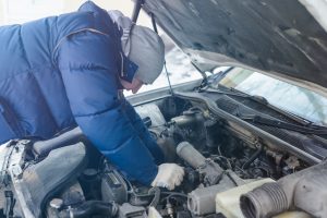 Batteria auto in inverno