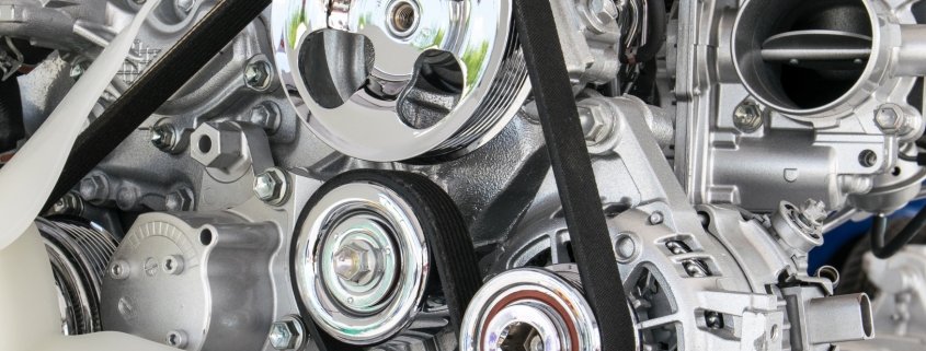 Cinghia di distribuzione di un'auto