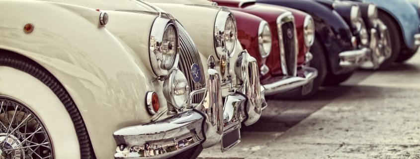 automobili d'epoca in mostra