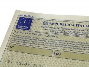 Libretto di circolazione auto